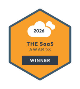 Payapps 2026 SaaS Awards winner graphic highlighting three category wins across construction, finance and FinTech, and workflow automation.