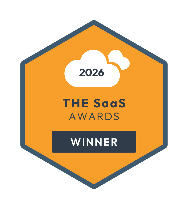 Payapps 2026 SaaS Awards winner graphic highlighting three category wins across construction, finance and FinTech, and workflow automation.