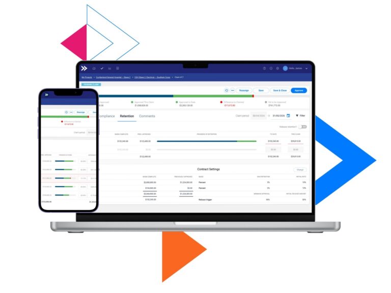 payapps dashboard displayed on laptop and phone